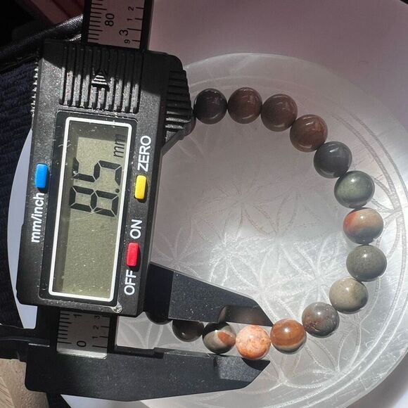 Polychrome Jasper Beaded Bracelet - Picture 5 of 8
